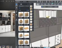 怎样在酷家乐制作一个酒柜效果图模型？